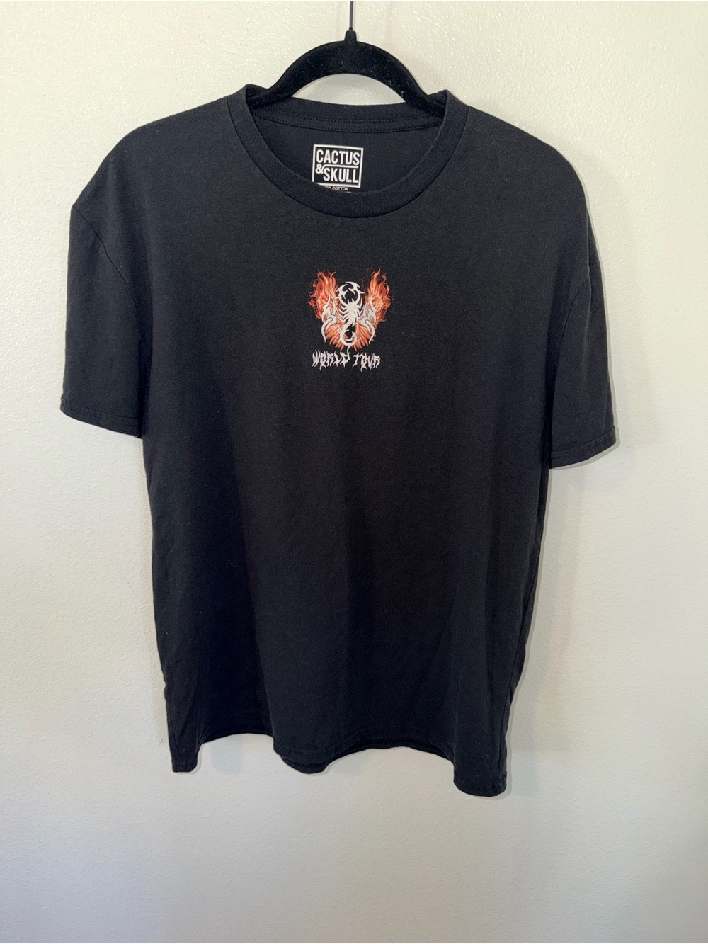Black Short Sleeve Graphic Tee - Flame Emblem